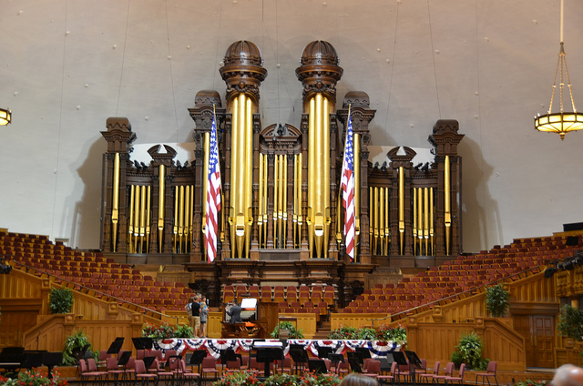 Organ in Morman Tabernacle Practice Hall