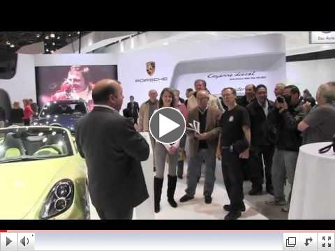 PCA Event Spotlight- 2012 NY Auto Show and the 2012 Boxster (981) N. A. Debut