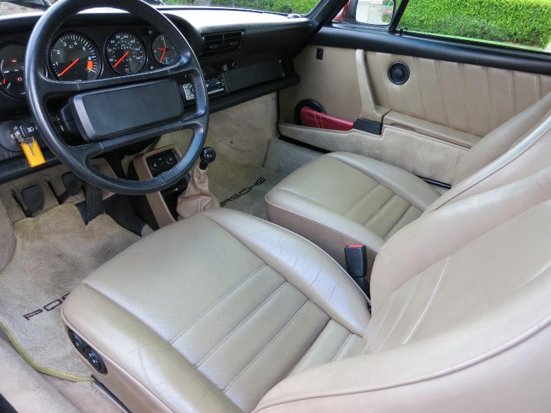 1986 911 Targa Interior
